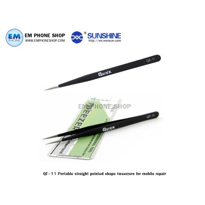 QF-11 Portable straight pointed shape tweerzers for mobile repair